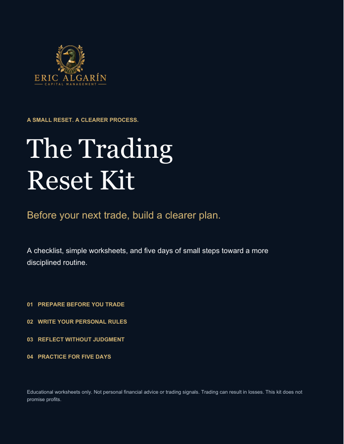 Cover of the navy and gold NXMT Trading Reset Kit